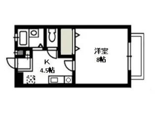 メープル湊【2階】の間取り