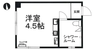 六本木レジデンス【3階】の間取り