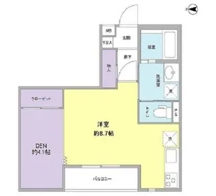 メゾン・プリムヴェール【2階】の間取り