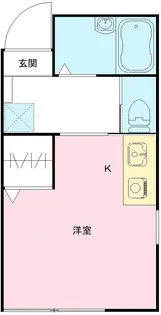 ハウス青木【1階】の間取り