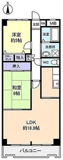 ウィルグレース八千代【3階】の間取り