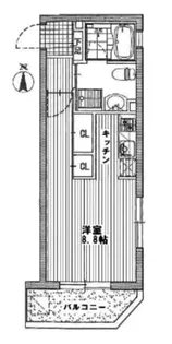 ラ・メゾン秋葉原【4階】の間取り