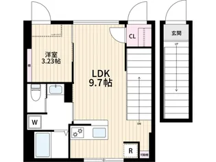 三軒茶屋ヒルズ【2階】の間取り