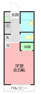 キュービック湘南 壱番館【3階】の間取り