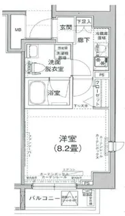 アイル東京深川壱番館【6階】の間取り