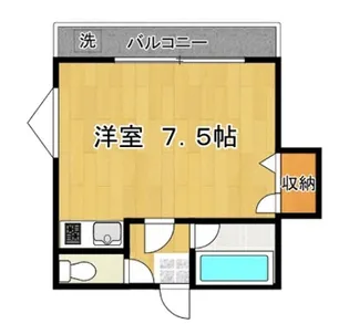 ハイツ バイオレット【2階】の間取り