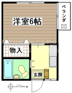 松栄ハイムII【2階】の間取り