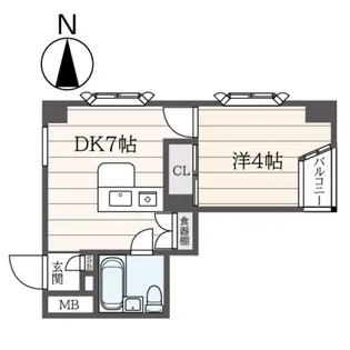 サンピア平塚【6階】の間取り