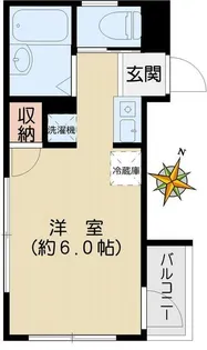 カーサコリーヌ【1階】の間取り