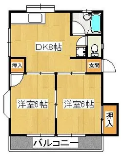 シュロスY・K【1階】の間取り