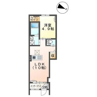 ロマン D棟【1階】の間取り