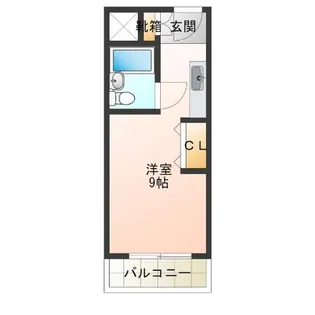 ハツヒビル【2階】の間取り