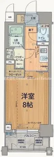 エイペックス新大阪【3階】の間取り
