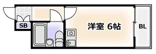 朝日プラザ天王寺東ピエ・タ・テール【1階】の間取り