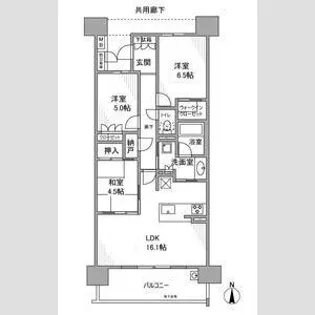 グランフォーリア高蔵寺【8階】の間取り