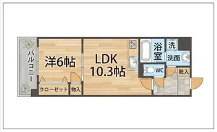 プロスペリテ川上【8階】の間取り