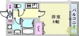 リアライズ神戸WEST【2階】の間取り