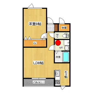 ラス・アルトラスII【3階】の間取り