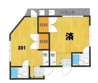 グリーンハイム【2階】の間取り