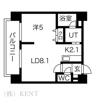 MYプラザ円山公園【5階】の間取り