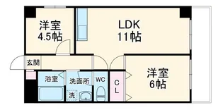 ポポロタカヒロ【5階】の間取り