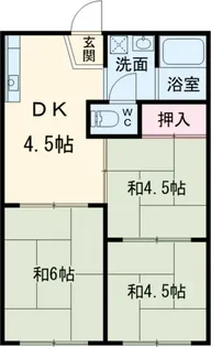 フォーヴル石川【2階】の間取り