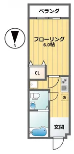 グリーンハウス藤井【3階】の間取り