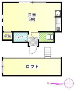 ローズハウス【1階】の間取り
