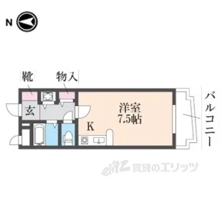 ハイツ寛【3階】の間取り
