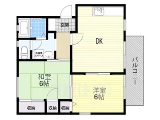 アピオ千里F棟【2階】の間取り