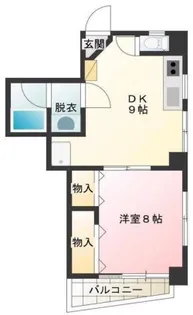 大阪屋ビル【3階】の間取り