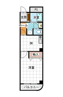 シティガーデン南通II【8階】の間取り