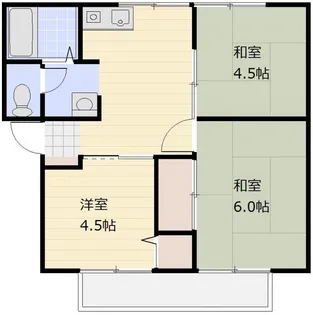 グリーンステージ A【2階】の間取り