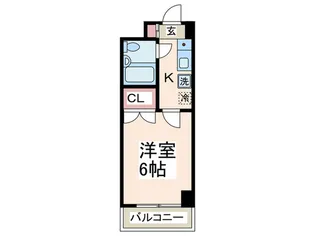ファミ-ユビル【4階】の間取り