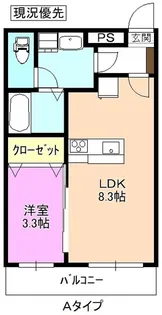 エル・フローラ南俣【1階】の間取り