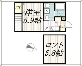 グランクレール【2階】の間取り