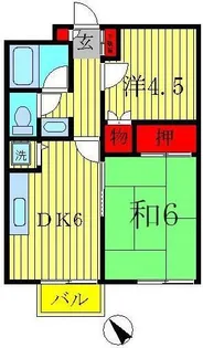 メゾネットプラザ南柏【2階】の間取り