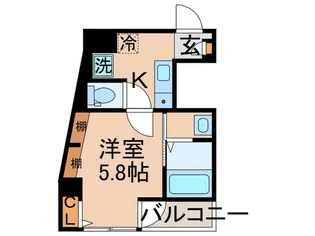 D court 金町駅前【5階】の間取り