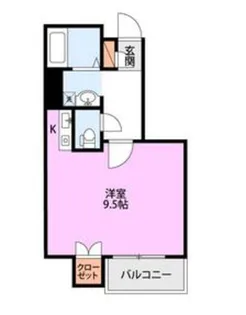 サンセーヌ【6階】の間取り