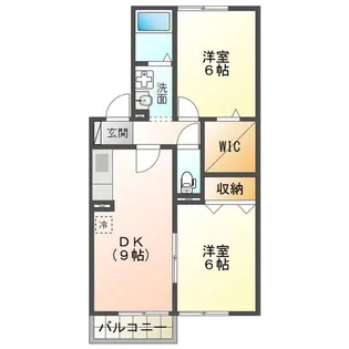 Plaire E【2階】の間取り