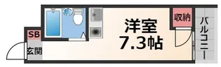 エクセレント小若江【4階】の間取り
