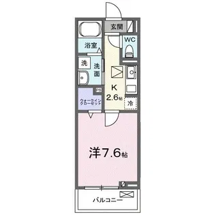 サンプレイス ザ・サード【1階】の間取り