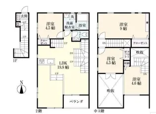 プレミアム牛津の間取り