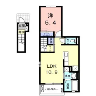 アイラビスタ II【2階】の間取り