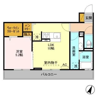 フォルテア【2階】の間取り