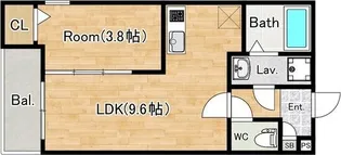 ジーメゾン明石魚住エディエン【2階】の間取り