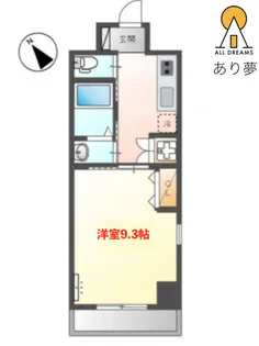 KCK馬車道【5階】の間取り