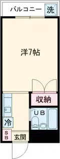 ジュネス鹿島【3階】の間取り