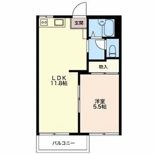 フォレストタウン A棟【2階】の間取り