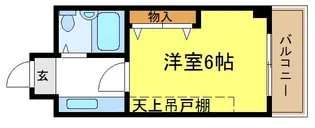メゾンマルシェ【4階】の間取り